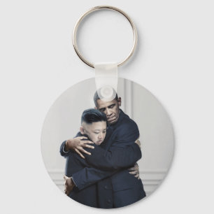 Porte-clés Amour de l'ONU Corée du Nord d'Obama Kim Jong