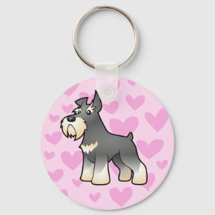 Porte-clés Amour de Schnauzer