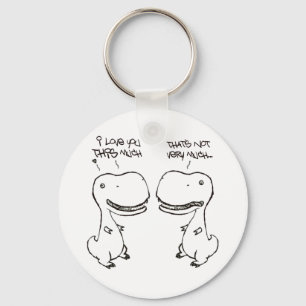 Porte-clés Amour de T-rex