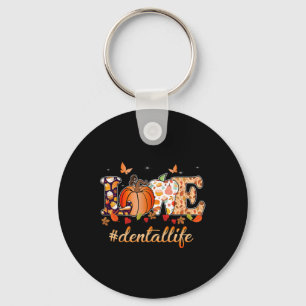 Porte-clés Amour Dental Life Citrouille Dentiste dentaire Tom