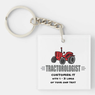 Porte-clés Amour drôle de tracteur