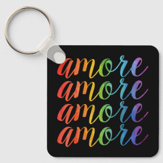 Porte-clés Amour en arcs-en-ciel