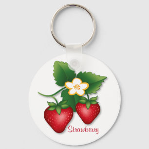 Porte-clés Amour fraise pour toujours Porte - clé