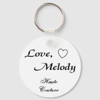 Porte-clés amour mélodie Haute Couture - Customisé