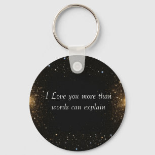Porte-clés Amour personnalisé Idées cadeaux, Noir, Blanc