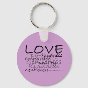 Porte-clés Amour (porte - clé de Colossians 3)