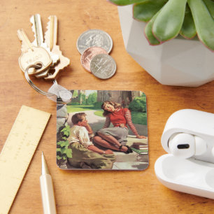 Porte-clés Amour vintage et romance, Épouses du lycée