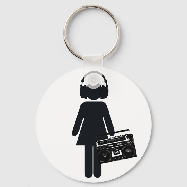 Porte-clés Amoureux de la musique (Recto)
