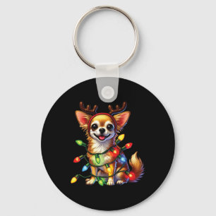 Porte-clés Amoureux des animaux animaux Chihuahua Chiens Rein