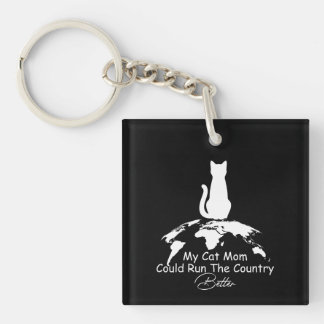 Porte-clés Amoureux des chats Mon Chat Maman Pourrait Mieux G