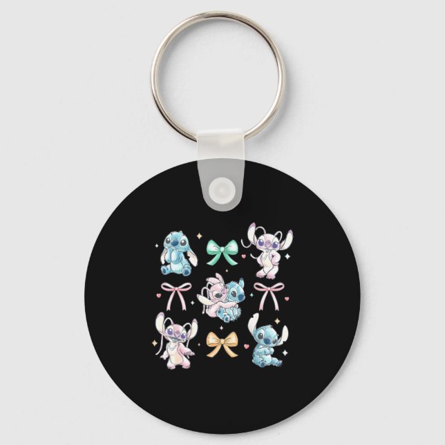 Porte-clés Amp Angel Coquette Style Bows Valentines Day  (Recto)