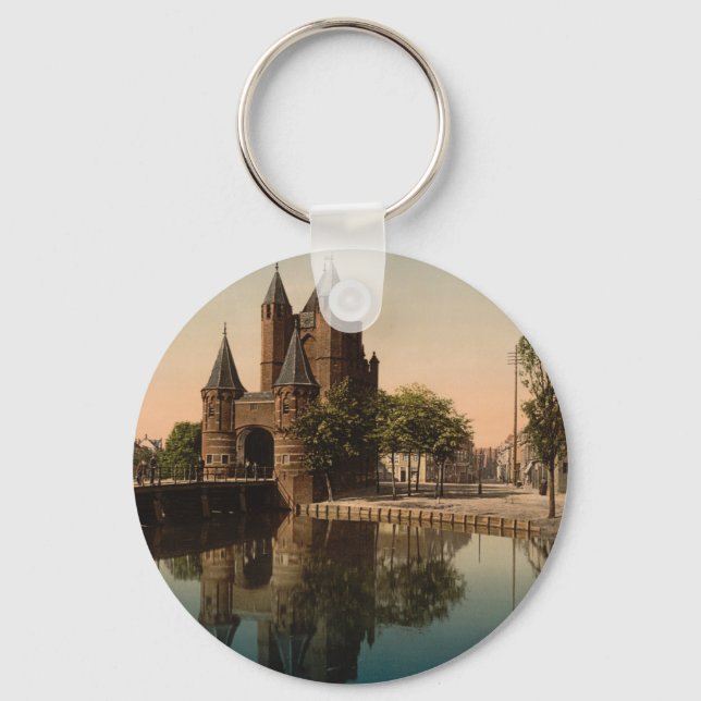 Porte-clés Amsterdam Gate, Haarlem, Pays-Bas (Recto)