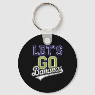Porte-clés Amusant Allons Bananes mignonnes Bananes Fruits In