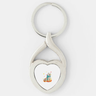 Porte-clés Amusant Américain Eskimo Thanksgiving Amoureux des