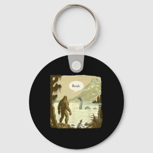 Porte-clés Amusant Bigfoot Sasquatch Loch Ness Monster Introd