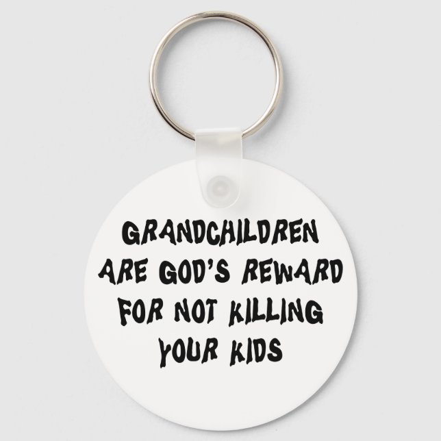 Porte-clés Amusant Grand-parents (Recto)