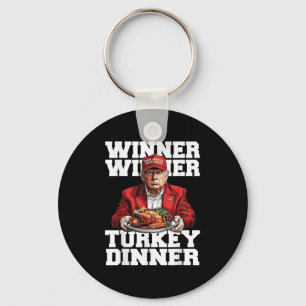 Porte-clés Amusant Humour Trump Gagnant Dîner Turquie
