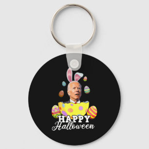 Porte-clés Amusant Joe Biden Heureux Halloween Confus Pâques