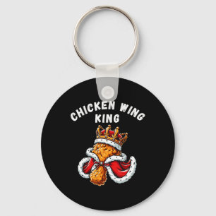 Porte-clés Amusante aile de poulet Roi Bbq Aile de poulet Gra