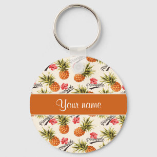 Porte-clés Ananas et ketmie