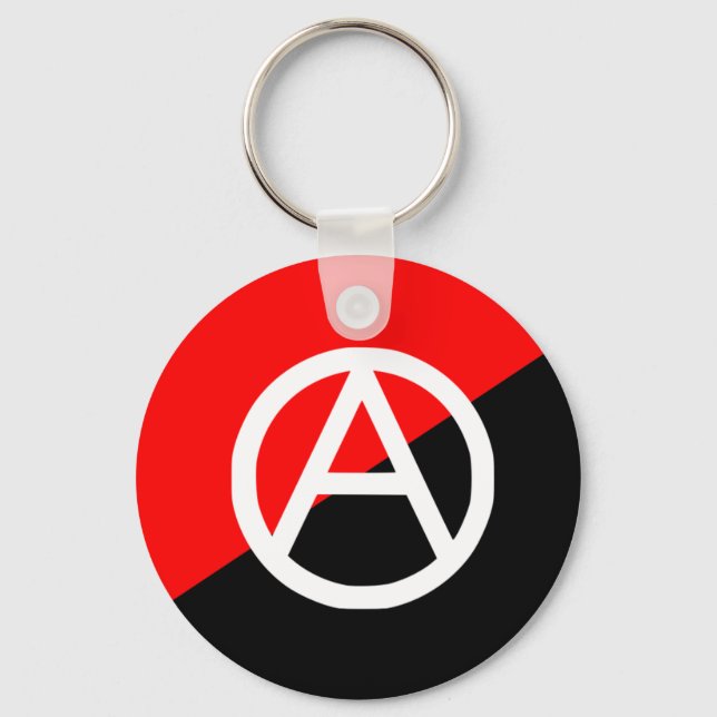Porte-clés Anarchiste avec un symbole2, drapeau de la Colombi (Recto)