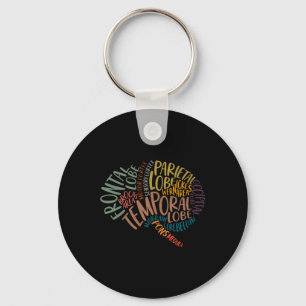 Porte-clés Anatomie De La Fête Mère Du Cerveau Infirmier Cerv
