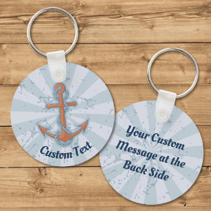 Porte-clés Anchor with Chain Keychain
