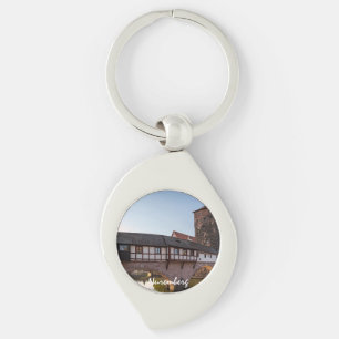 Porte-clés Ancien pont médiéval à Nuremberg, Allemagne