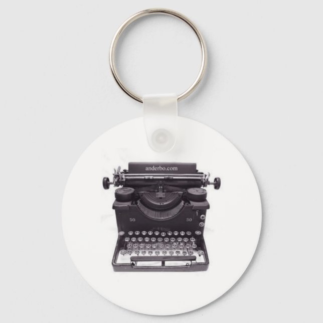 PORTE-CLÉS ANCIEN TYPEWRITER (Recto)