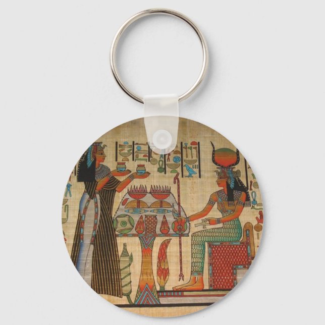 PORTE-CLÉS ANCIENNE EGYPTE MUR MURAL (Recto)