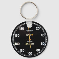 Ancienne jauge de compteur de vitesse de voiture v
