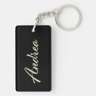 Porte-clés Andrea white gold