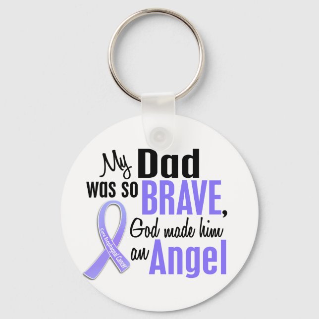 Porte-clés Ange 1 Papa Cancer de l'oesophage (Recto)