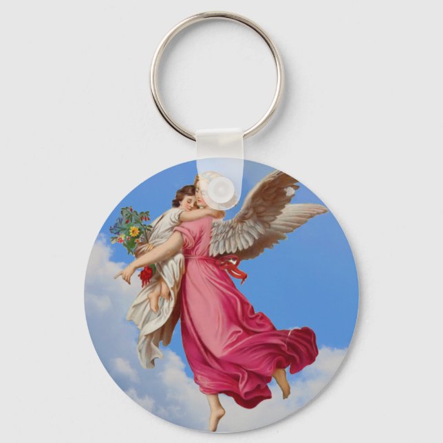 Porte-clés Ange Gardien Et Porte - clé Enfant (Recto)