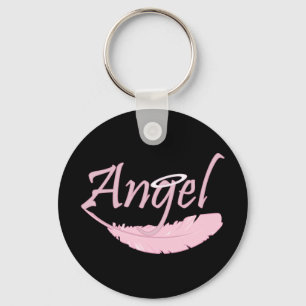 Porte-clés Ange rose