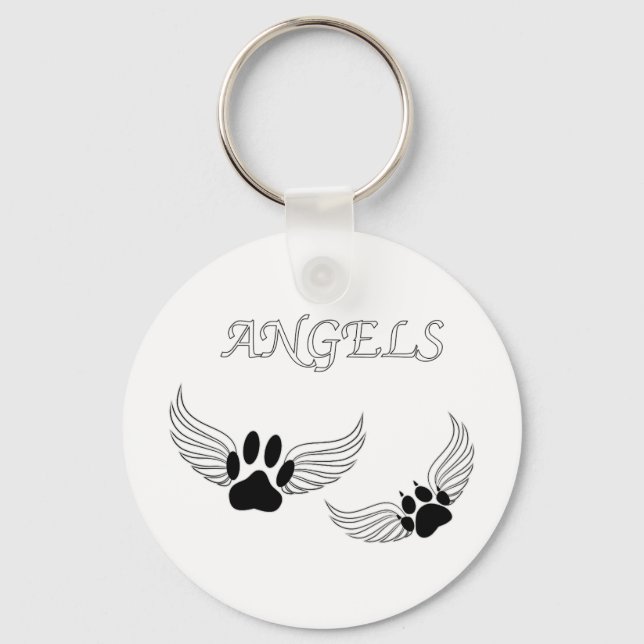 Porte-clés Angel Pet Animaux (Recto)