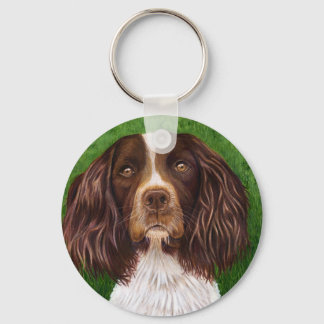 Porte-clés Anglais Springer Spaniel Chien Art - Major