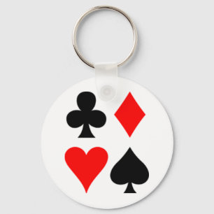 Porte-clés Anglo-American_card_suits