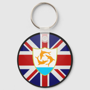 Porte-clés Anguilla quality Flag Circle