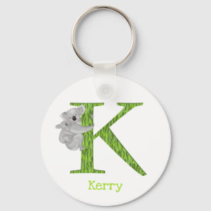 Porte-clés Animal ABC K is for koala key ring