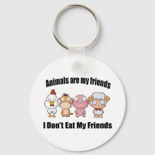 Porte-clés Animals are my friends