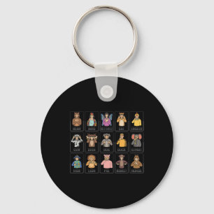 Porte-clés Animaux ASL Gesture à la main Animaux Sourds Perte