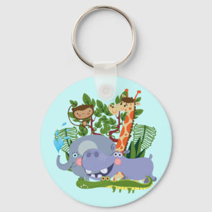 Porte-clés Animaux mignons de safari