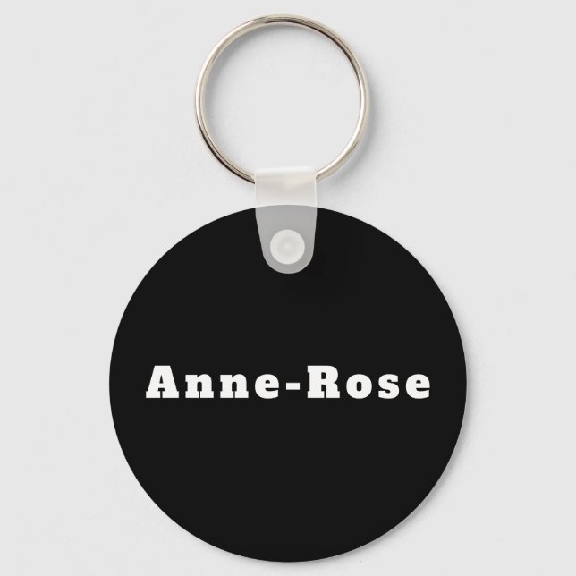 Porte-clés Anne-Rose (Recto)