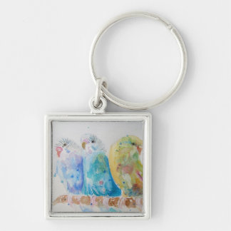 Porte-clés Anneau clé d'art de l'Australian Bird Budgie Water