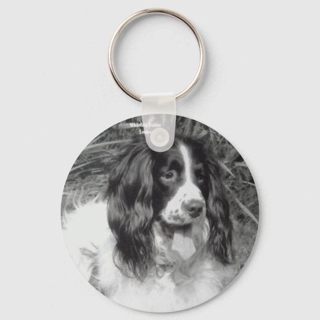 Porte-clés Anneau de clé espagnole Springer anglais (Recto)
