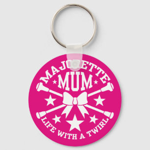 Porte-clés Anneau de clé majorette Mum