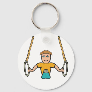 Porte-clés Anneaux de gymnastique