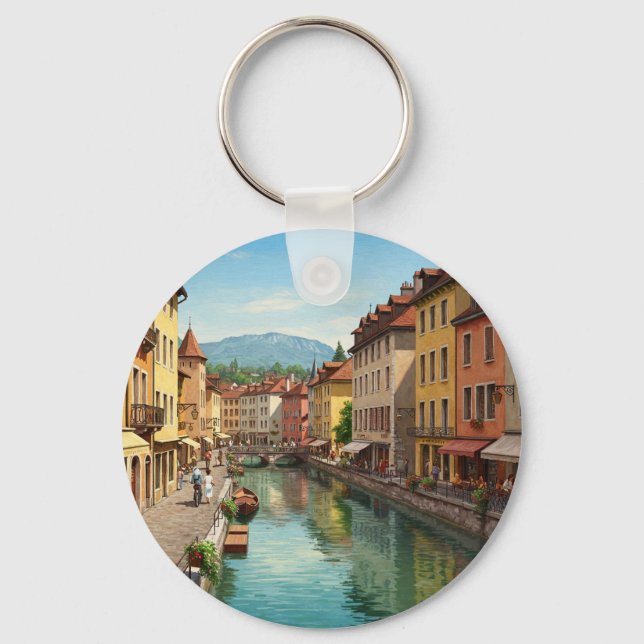 Porte-clés Annecy France (Recto)