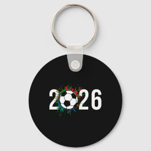 Porte-clés Année de jeu de football 2026 Joueurs Entraîneurs